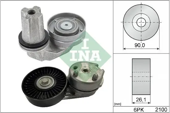 Keilrippenriemensatz Schaeffler INA 529 0422 10 Bild Keilrippenriemensatz Schaeffler INA 529 0422 10