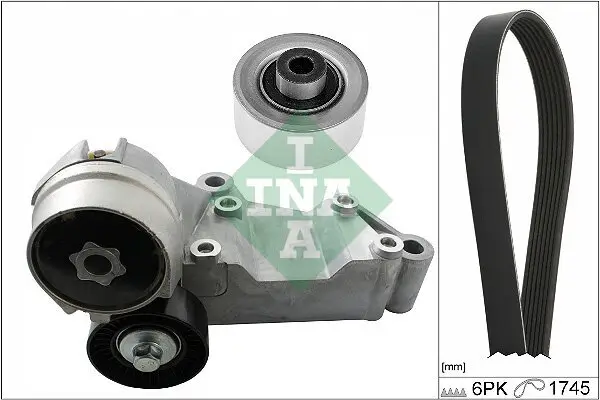 Keilrippenriemensatz Schaeffler INA 529 0489 10