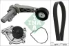 Wasserpumpe + Keilrippenriemensatz Schaeffler INA 529 0504 30