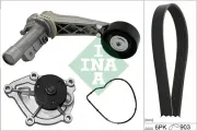 Wasserpumpe + Keilrippenriemensatz Schaeffler INA 529 0504 30