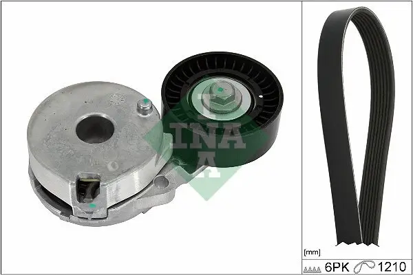 Keilrippenriemensatz Schaeffler INA 529 0512 10