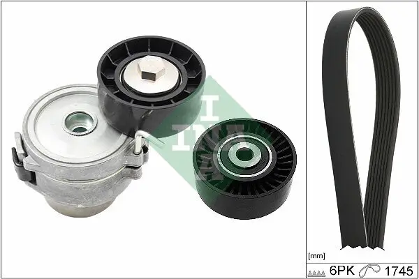 Keilrippenriemensatz Schaeffler INA 529 0518 10