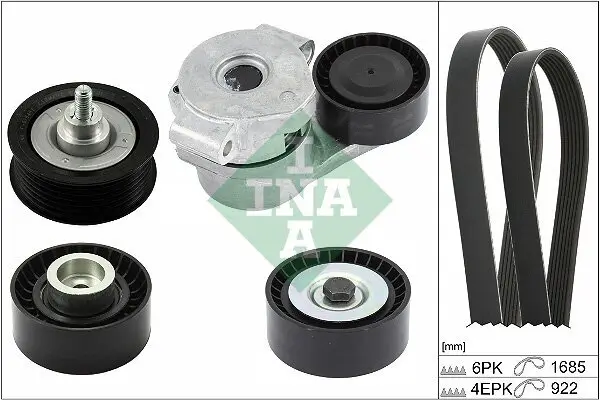 Keilrippenriemensatz Schaeffler INA 529 0527 10