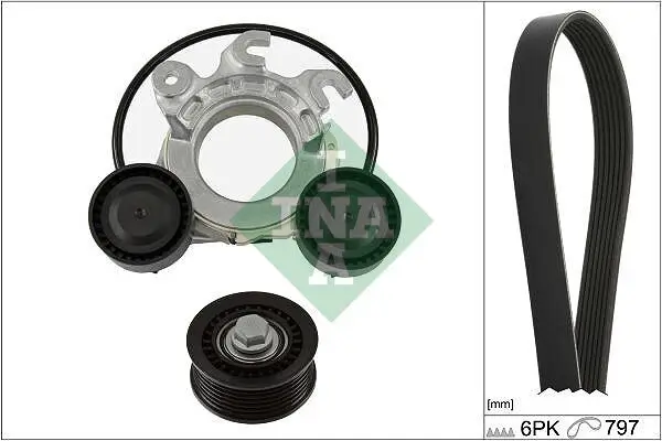 Keilrippenriemensatz Schaeffler INA 529 0552 10