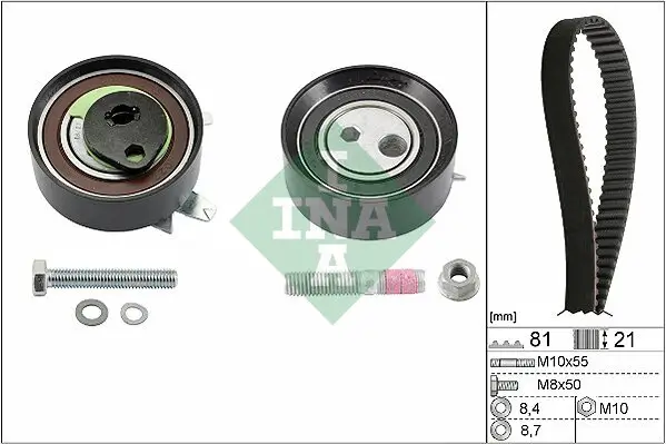 Zahnriemensatz Schaeffler INA 530 0062 10