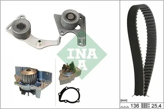 Wasserpumpe + Zahnriemensatz Schaeffler INA 530 0096 31 Bild Wasserpumpe + Zahnriemensatz Schaeffler INA 530 0096 31