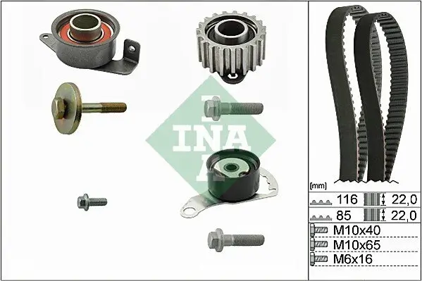 Zahnriemensatz Schaeffler INA 530 0104 10