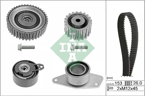 Zahnriemensatz Schaeffler INA 530 0194 10