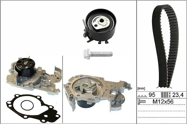 Wasserpumpe + Zahnriemensatz Schaeffler INA 530 0195 30 Bild Wasserpumpe + Zahnriemensatz Schaeffler INA 530 0195 30