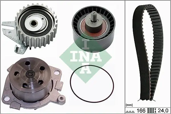 Wasserpumpe + Zahnriemensatz Schaeffler INA 530 0226 30