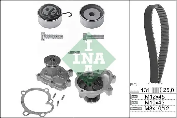 Wasserpumpe + Zahnriemensatz Schaeffler INA 530 0338 30