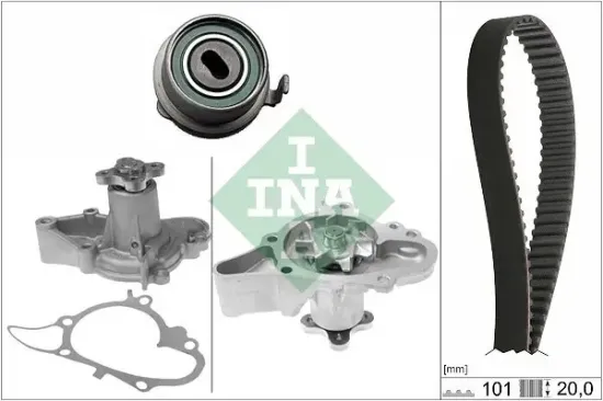 Wasserpumpe + Zahnriemensatz Schaeffler INA 530 0355 31 Bild Wasserpumpe + Zahnriemensatz Schaeffler INA 530 0355 31