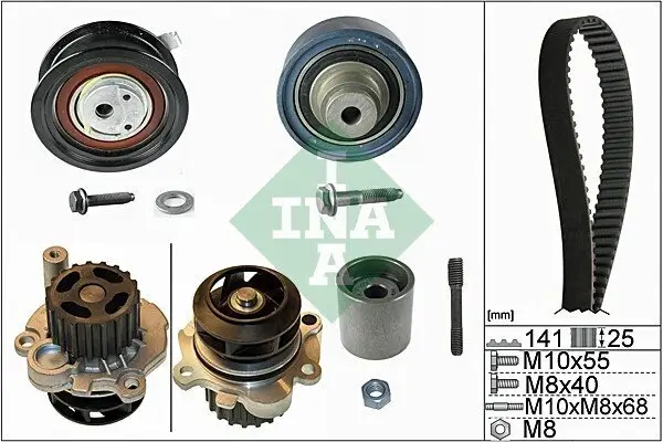 Wasserpumpe + Zahnriemensatz Schaeffler INA 530 0361 31