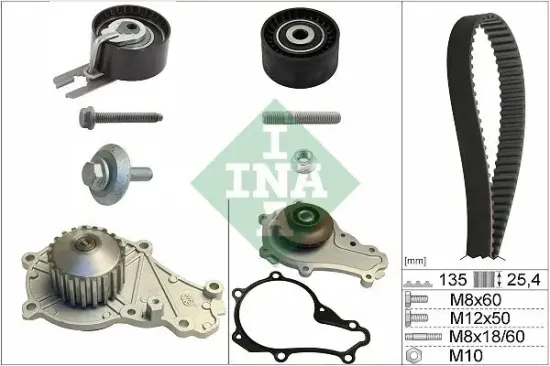 Wasserpumpe + Zahnriemensatz Schaeffler INA 530 0369 30 Bild Wasserpumpe + Zahnriemensatz Schaeffler INA 530 0369 30