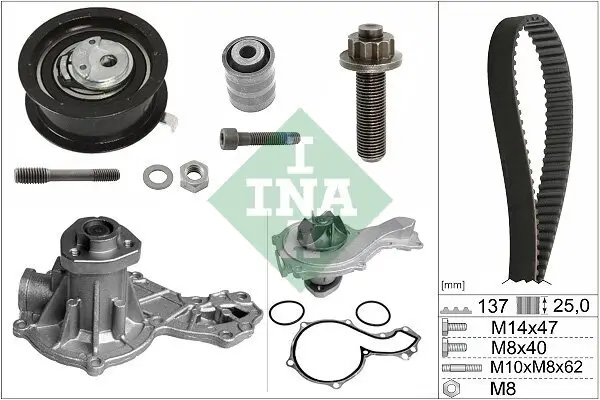 Wasserpumpe + Zahnriemensatz Schaeffler INA 530 0377 30