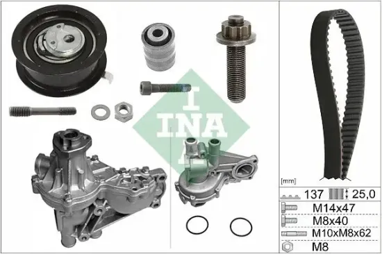Wasserpumpe + Zahnriemensatz Schaeffler INA 530 0377 32 Bild Wasserpumpe + Zahnriemensatz Schaeffler INA 530 0377 32