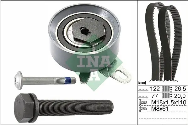 Zahnriemensatz Schaeffler INA 530 0406 10