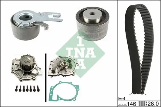 Wasserpumpe + Zahnriemensatz Schaeffler INA 530 0421 30 Bild Wasserpumpe + Zahnriemensatz Schaeffler INA 530 0421 30