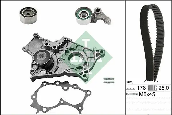 Wasserpumpe + Zahnriemensatz Schaeffler INA 530 0422 30