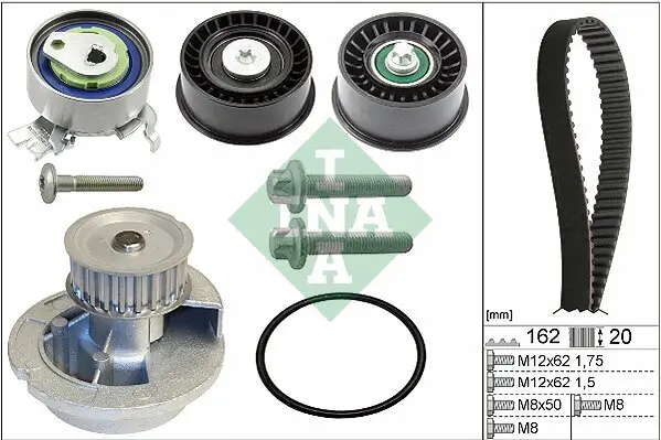 Wasserpumpe + Zahnriemensatz Schaeffler INA 530 0441 31