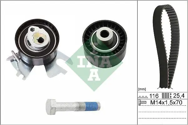 Zahnriemensatz Schaeffler INA 530 0449 10