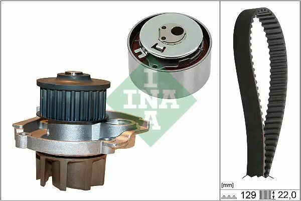 Wasserpumpe + Zahnriemensatz Schaeffler INA 530 0462 30