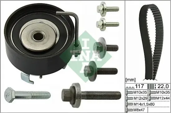 Zahnriemensatz Schaeffler INA 530 0495 10 Bild Zahnriemensatz Schaeffler INA 530 0495 10