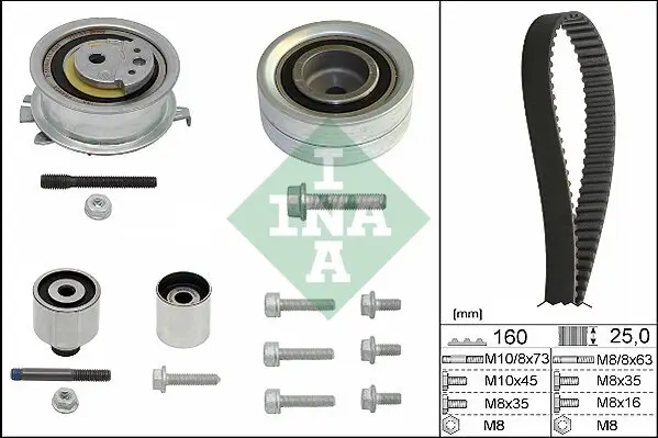 Zahnriemensatz Schaeffler INA 530 0550 10