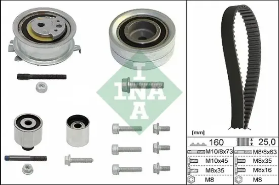 Zahnriemensatz Schaeffler INA 530 0550 10 Bild Zahnriemensatz Schaeffler INA 530 0550 10