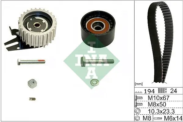 Zahnriemensatz Schaeffler INA 530 0561 10