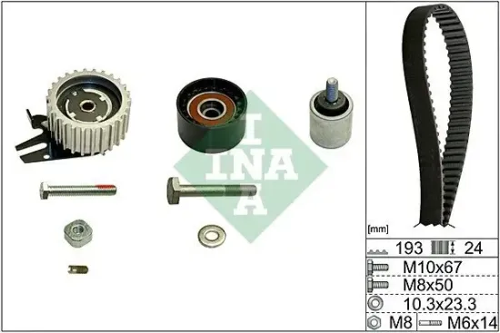 Zahnriemensatz Schaeffler INA 530 0619 10 Bild Zahnriemensatz Schaeffler INA 530 0619 10