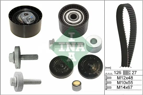 Zahnriemensatz Schaeffler INA 530 0638 10 Bild Zahnriemensatz Schaeffler INA 530 0638 10