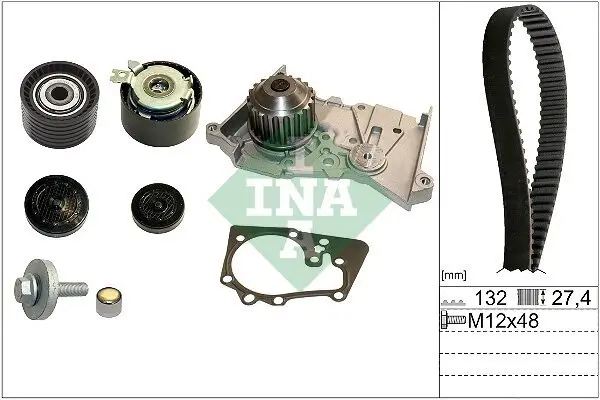 Wasserpumpe + Zahnriemensatz Schaeffler INA 530 0640 30 Bild Wasserpumpe + Zahnriemensatz Schaeffler INA 530 0640 30