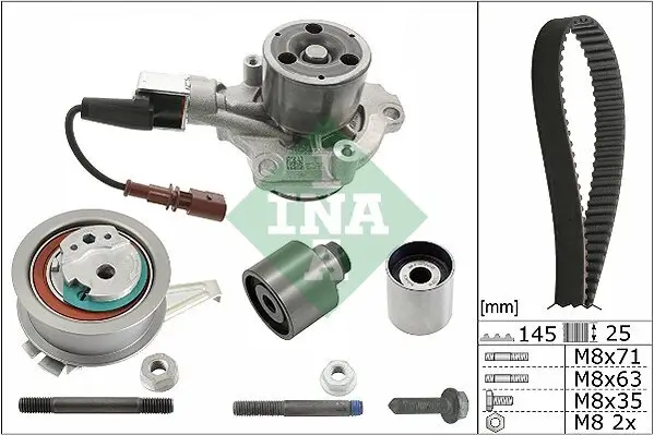 Wasserpumpe + Zahnriemensatz Schaeffler INA 530 0650 30