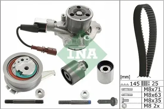 Wasserpumpe + Zahnriemensatz Schaeffler INA 530 0650 30 Bild Wasserpumpe + Zahnriemensatz Schaeffler INA 530 0650 30