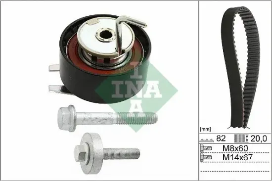 Zahnriemensatz Schaeffler INA 530 0693 10 Bild Zahnriemensatz Schaeffler INA 530 0693 10