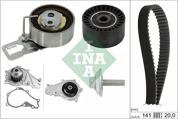 Wasserpumpe + Zahnriemensatz Schaeffler INA 530 0698 30