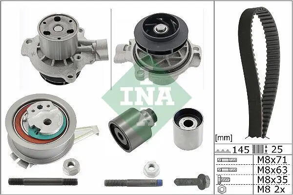 Wasserpumpe + Zahnriemensatz Schaeffler INA 530 0699 31