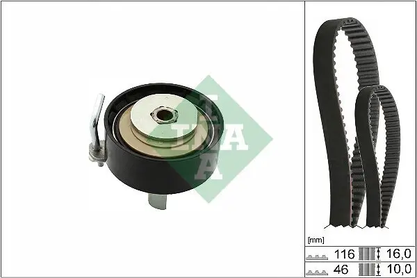 Zahnriemensatz Schaeffler INA 530 0700 10