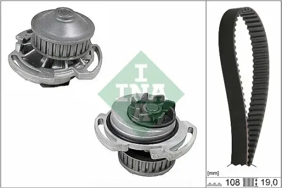 Wasserpumpe + Zahnriemensatz Schaeffler INA 530 0717 30 Bild Wasserpumpe + Zahnriemensatz Schaeffler INA 530 0717 30