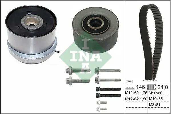 Zahnriemensatz Schaeffler INA 530 0724 10