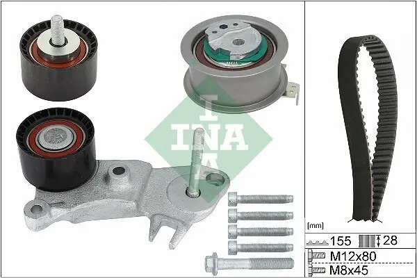 Zahnriemensatz Schaeffler INA 530 0762 10