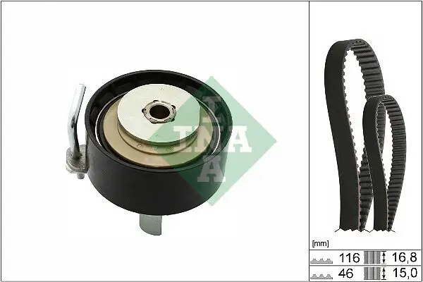 Zahnriemensatz Schaeffler INA 530 0763 10