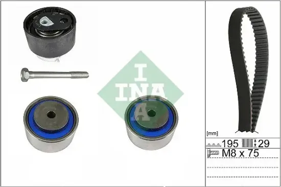Zahnriemensatz Schaeffler INA 530 0765 10 Bild Zahnriemensatz Schaeffler INA 530 0765 10