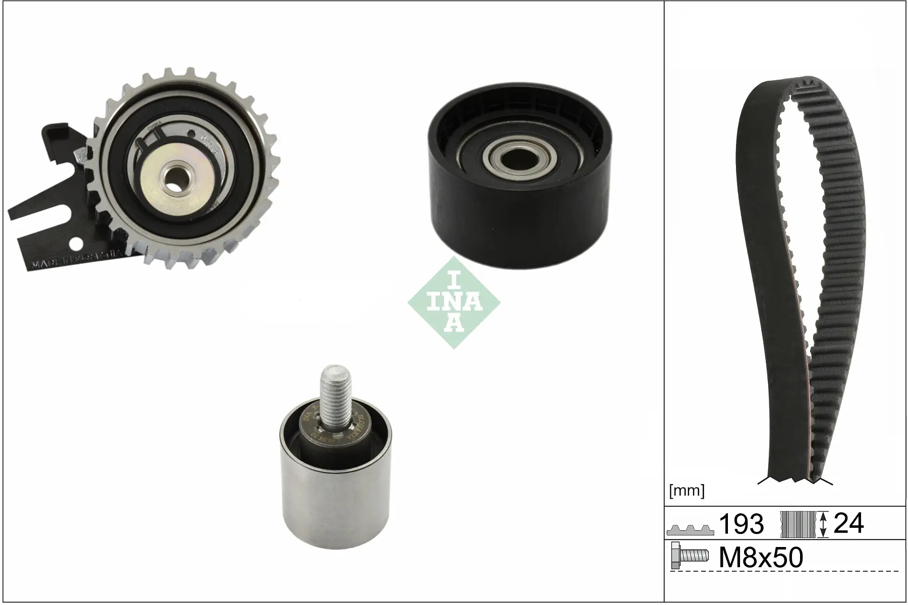 Zahnriemensatz Schaeffler INA 530 0969 10