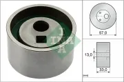 Spannrolle, Zahnriemen Schaeffler INA 531 0047 10