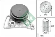 Spannrolle, Keilrippenriemen Schaeffler INA 531 0309 10