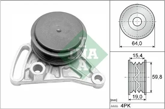 Spannrolle, Keilrippenriemen Schaeffler INA 531 0309 10 Bild Spannrolle, Keilrippenriemen Schaeffler INA 531 0309 10