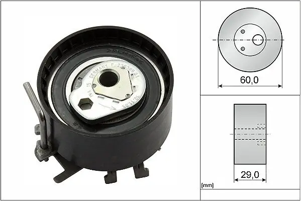 Spannrolle, Zahnriemen Schaeffler INA 531 0404 10