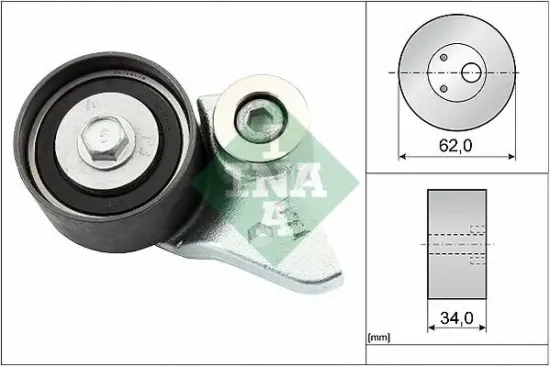 Spannrolle, Zahnriemen Schaeffler INA 531 0502 20 Bild Spannrolle, Zahnriemen Schaeffler INA 531 0502 20